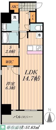 ロイジェント日吉の物件間取画像